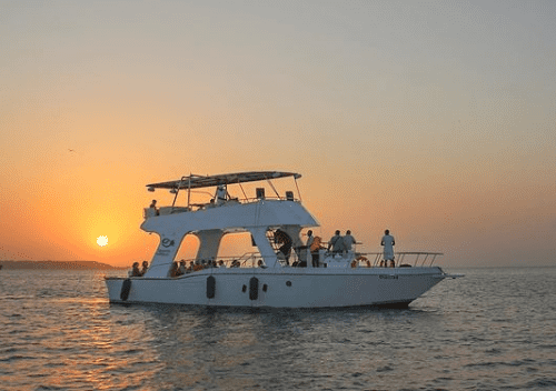 Atardecer por la bahía en sibarita del mar express